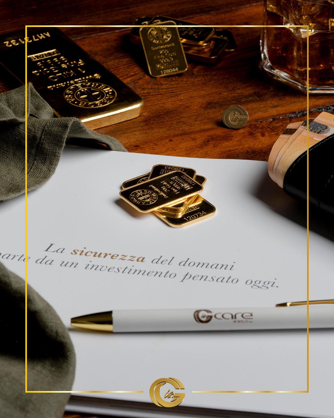 PROTEGGI I TUOI RISPARMI CON L'ORO PURO FISICO