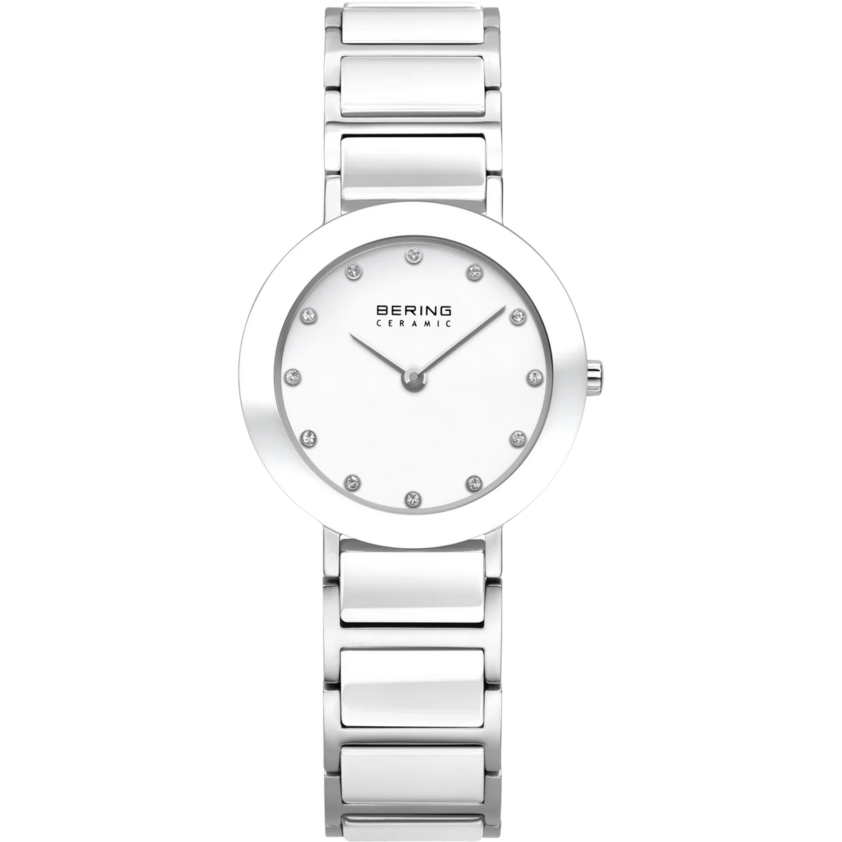Demi Ceramica Crystal Argento Orologio