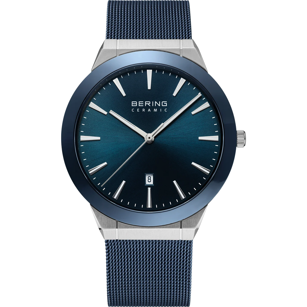 Orologio ceramica sunray blu