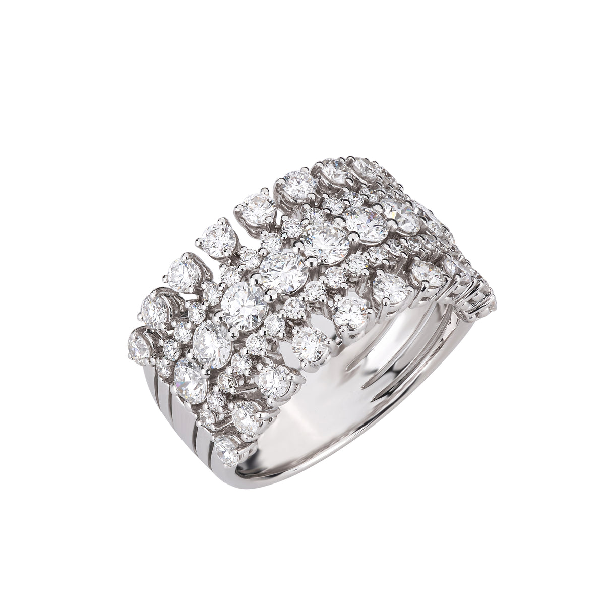 ANELLO VALENTINA IN ORO BIANCO E DIAMANTI