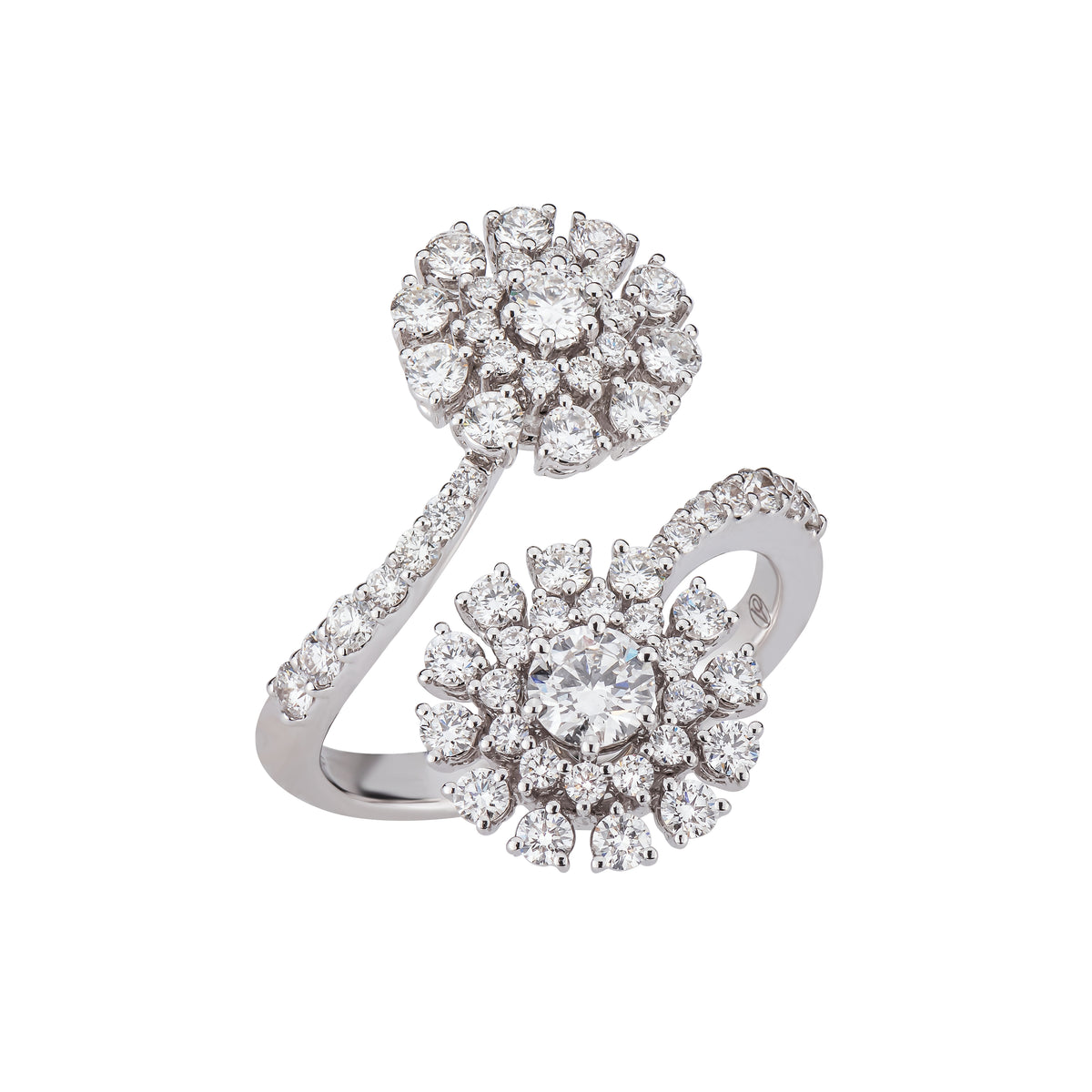 ANELLO VALENTINA IN ORO BIANCO E DIAMANTI