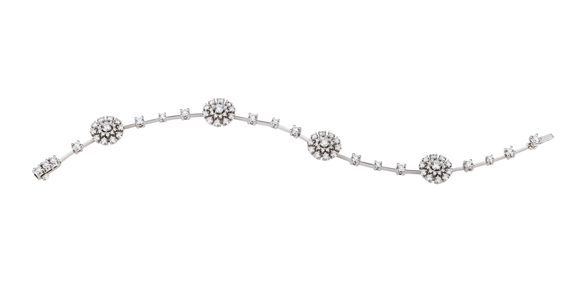 BRACCIALE VALENTINA IN ORO BIANCO E DIAMANTI