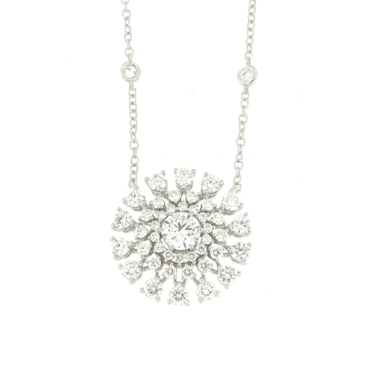 GIROCOLLO VALENTINA IN ORO BIANCO E DIAMANTI