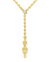 COLLANA ICONICA "IVY" CONVERTIBILE CON BOULES IN ORO INCISE A MANO E DIAMANTI (CORTA)