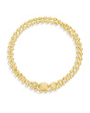 COLLANA ICONICA "IVY" CONVERTIBILE CON BOULES IN ORO INCISE A MANO E DIAMANTI (CORTA)