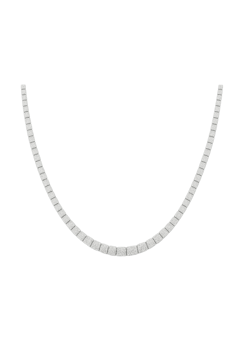Collana Degradè in oro bianco e diamanti