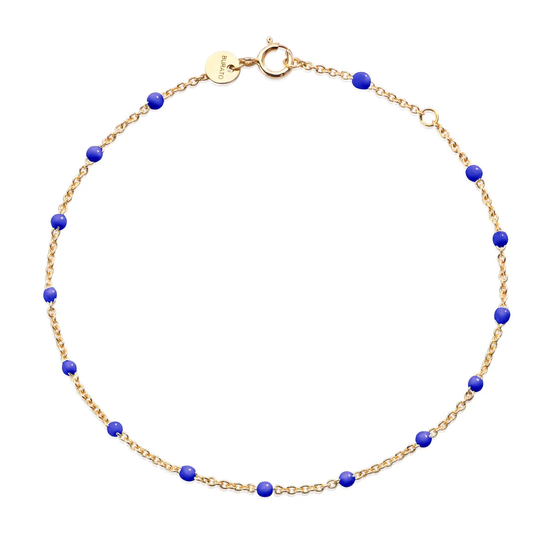BRACCIALE Yellow Blu Dots Bracelet