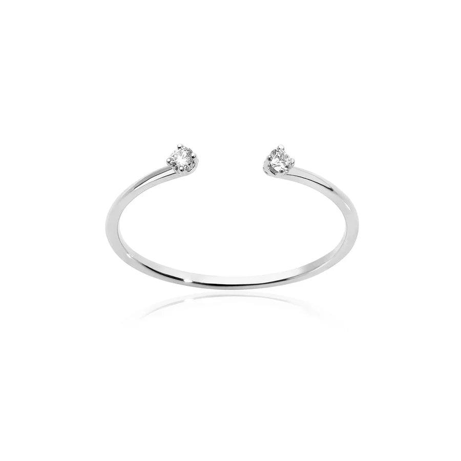 Anello Double Solitaire White
