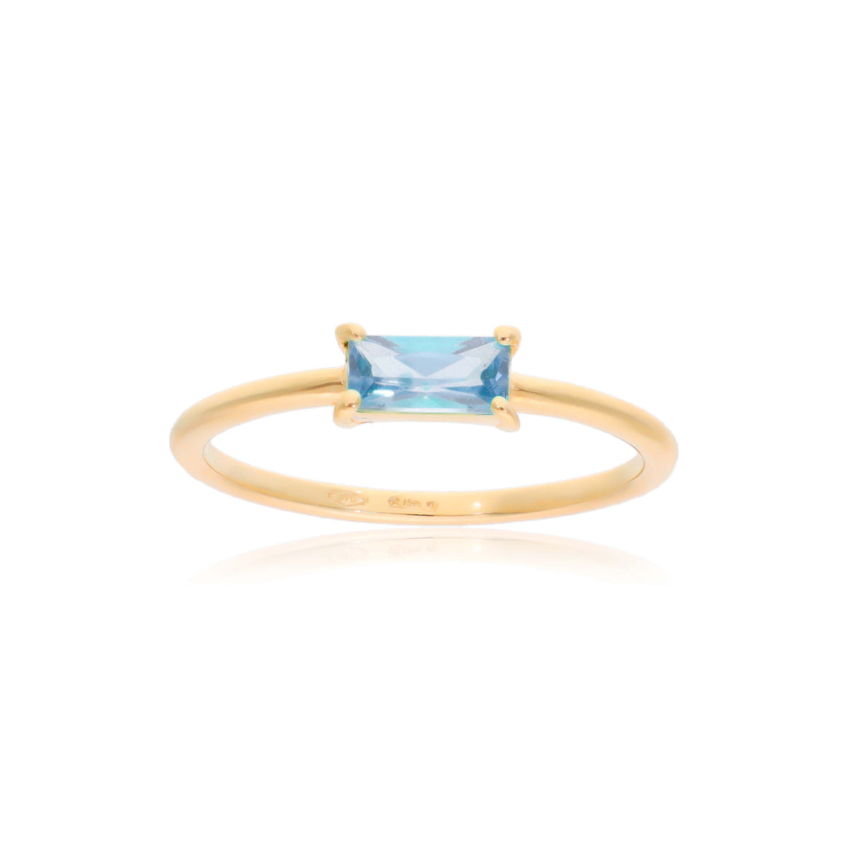 Glow Natural Color Stone Anello