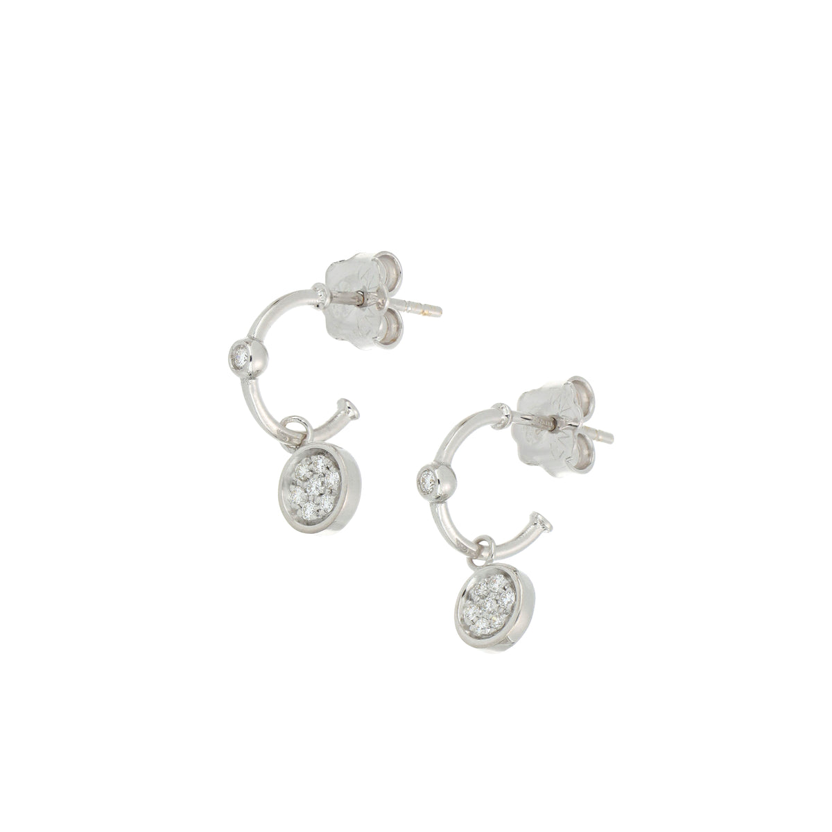 Orecchini Brio charm in oro giallo e diamanti