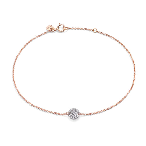 bracciale small white diamonds paillettes