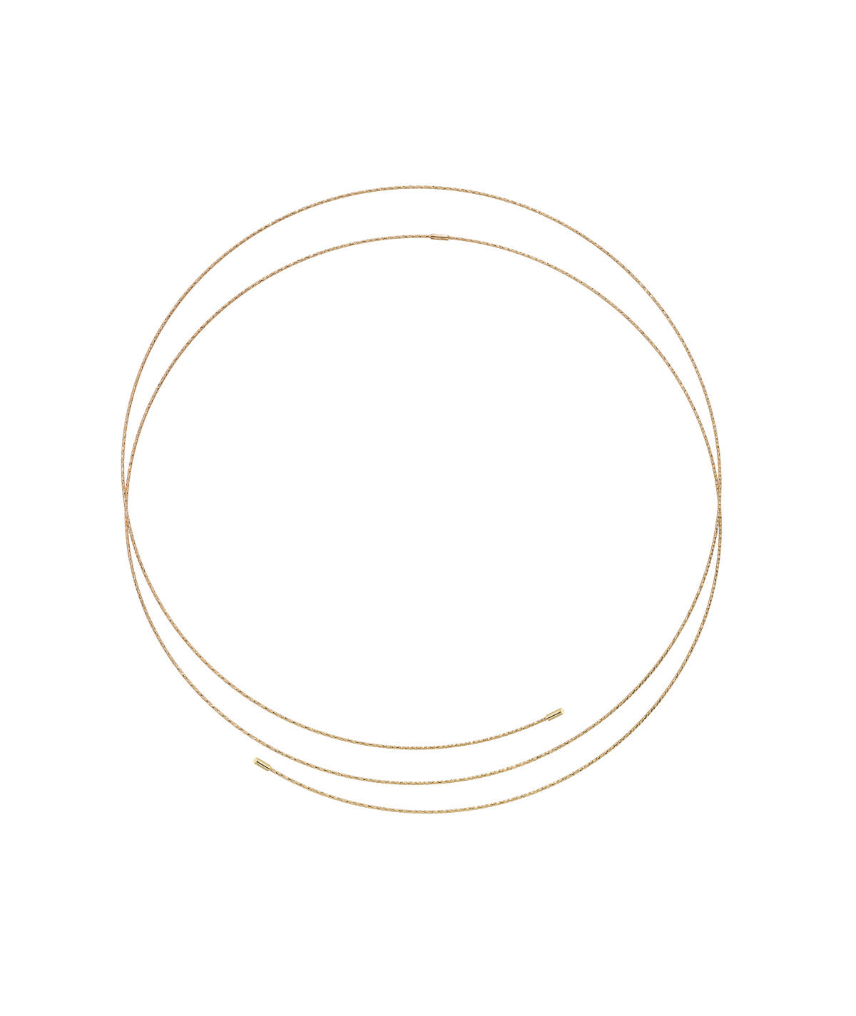 ANGEL collana 2 file in oro rosa